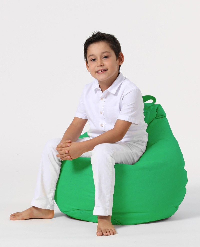 Fotoliu de Grădină tip Bean Bag Model Premium Kids, Verde - 1 | YEO