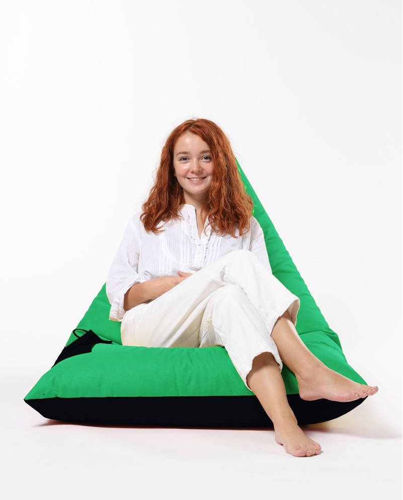 Fotoliu de Grădină tip Bean Bag Model Pyramid, Verde - 2 | YEO