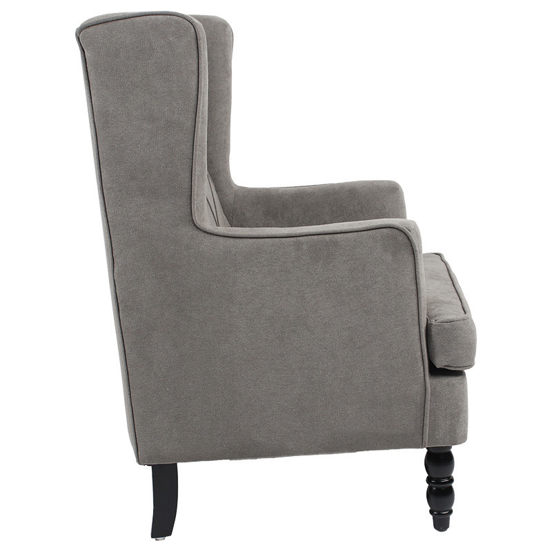 Fotoliu material textil Efficient gri - negru 72x97x100cm - 2 | YEO