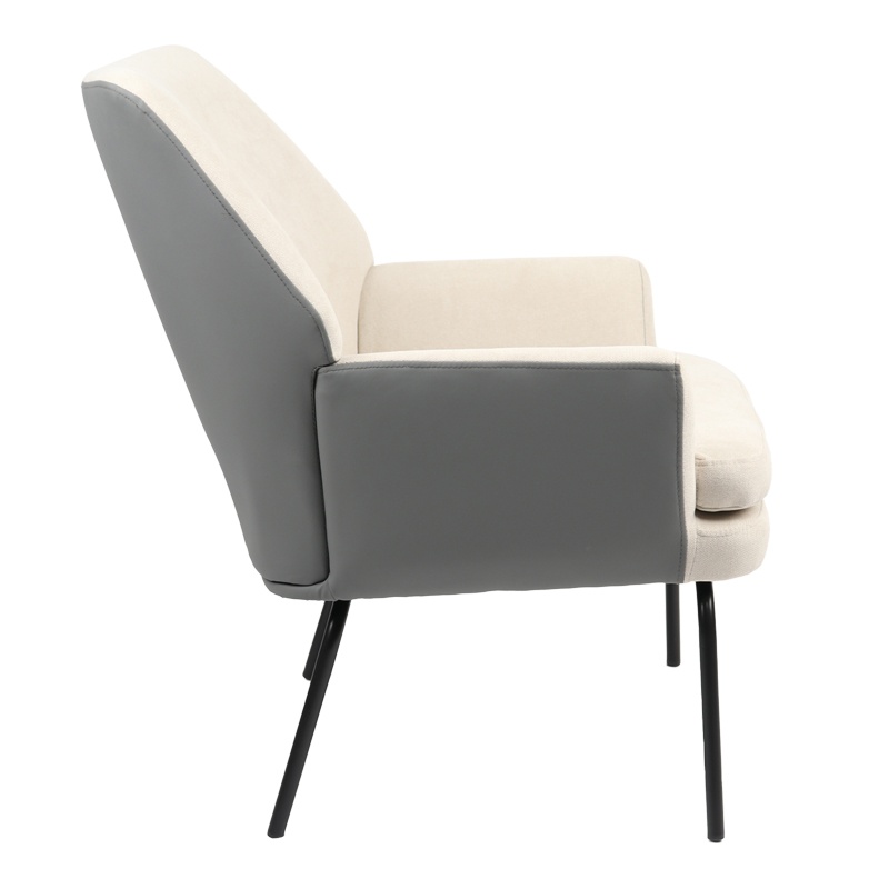 Fotoliu Model Kieran, Bej/Gri, 77x69x82.5 cm - 3 | YEO