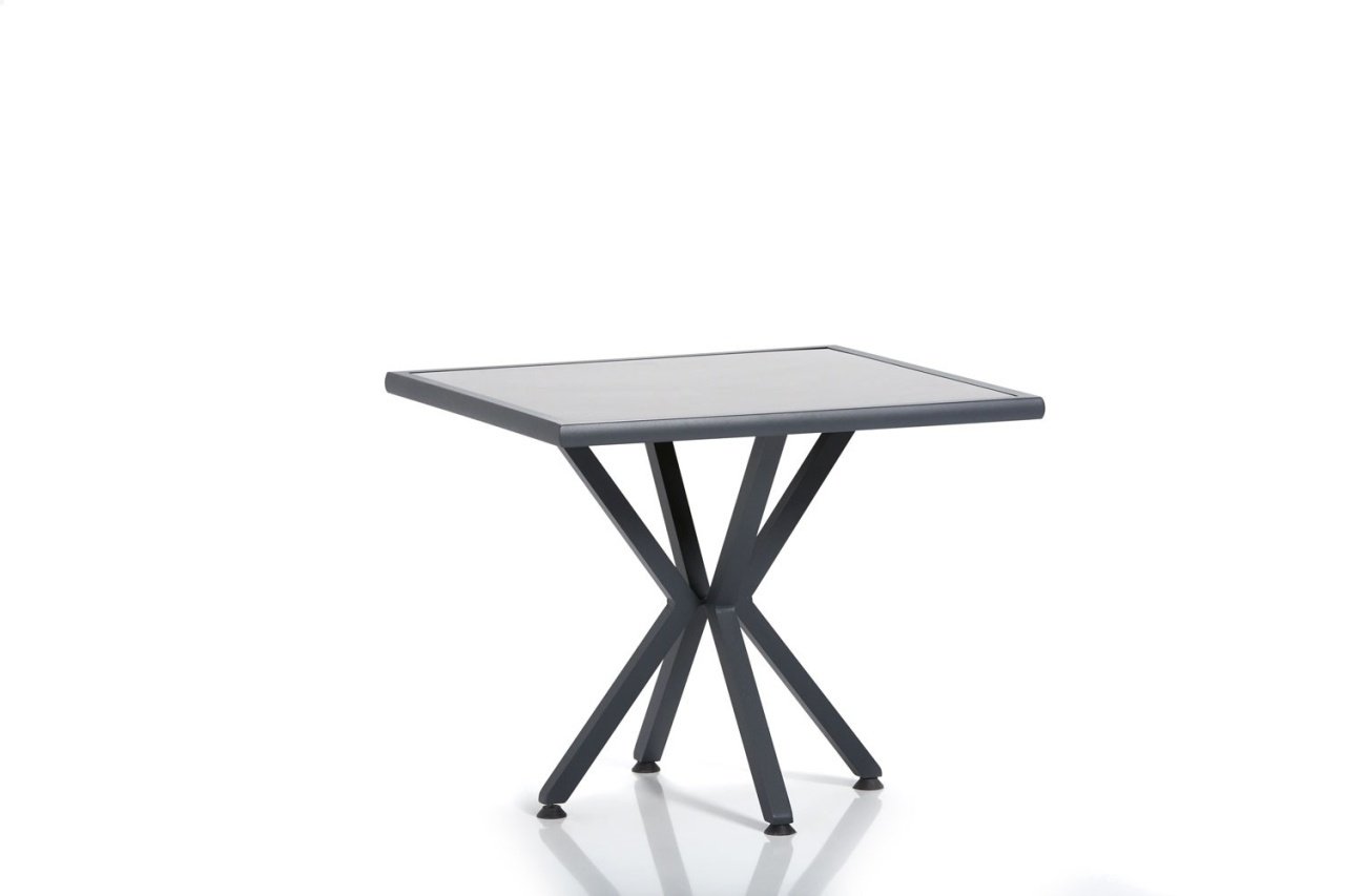 Garden Table Samara 2 Gri 94x78x94 cm