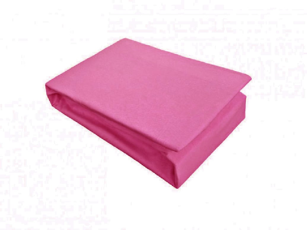 Husa de Pat tip Jersey, Fucsia, 180x200 cm (Bumbac 100%)