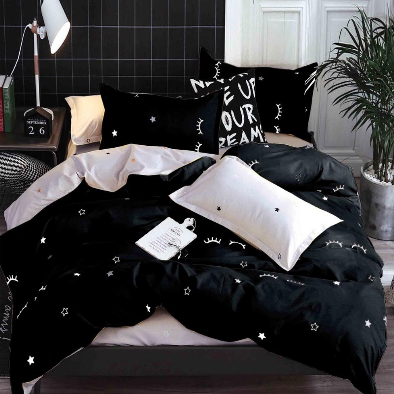 Lenjerie Bumbac Satinat 4 Piese Naleya