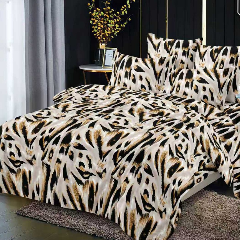 Lenjerie cu elastic 180x200cm, Silvara, 4 Piese