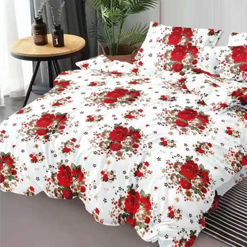 Lenjerie cu elastic 180x200cm, Solara, 4 Piese