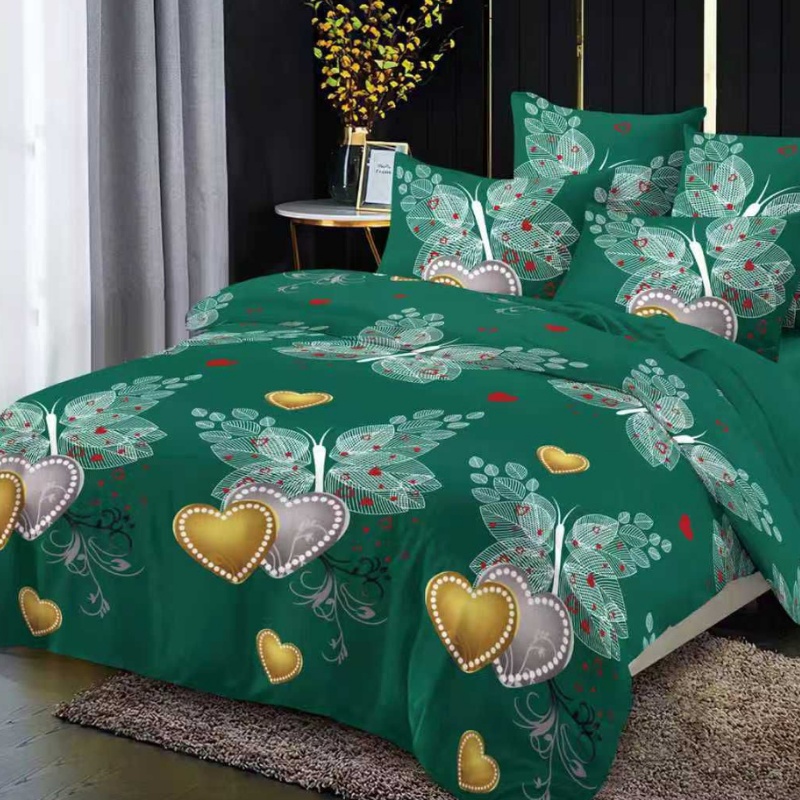 Lenjerie cu elastic 180x200cm, Stelloria, 4 Piese