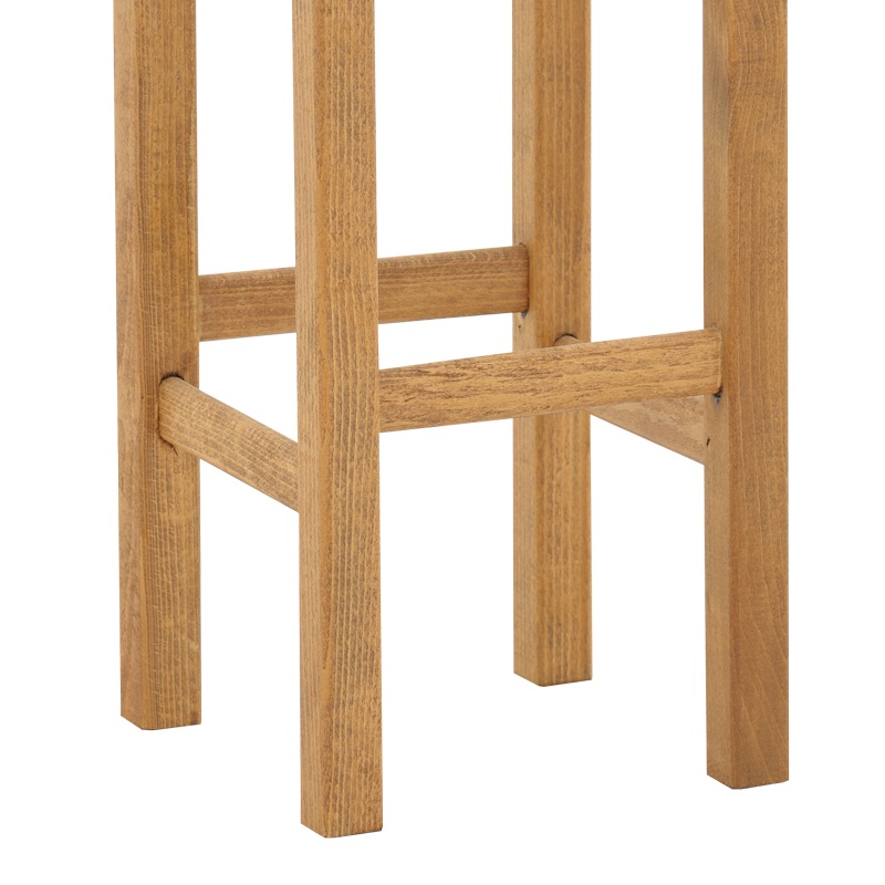 Masuta de Cafea Model Bajok, Nuc, 35x35x62 cm - 4 | YEO