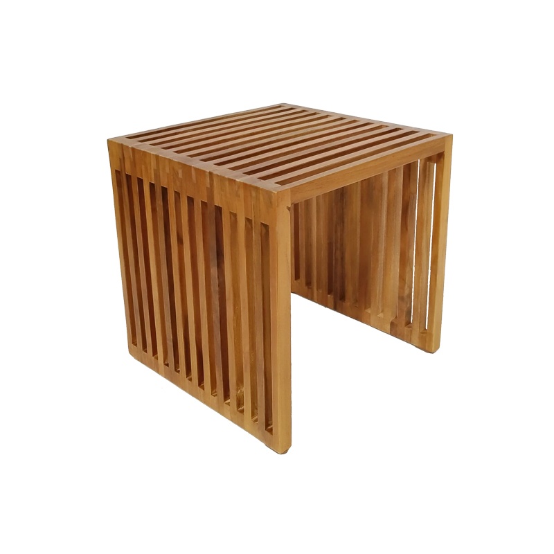 Masuta de Cafea Model Saimon, Natur, 40x40x40 cm