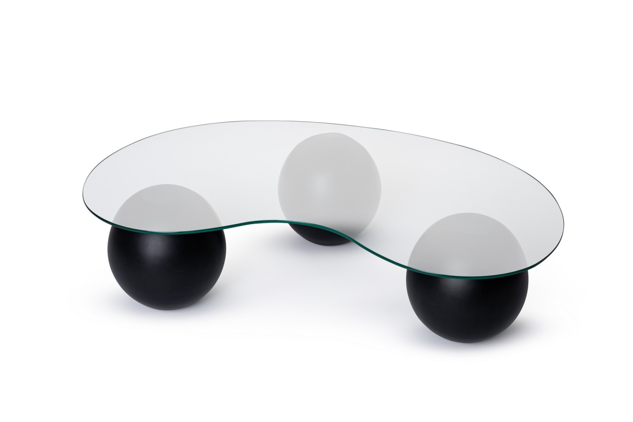 Masuta de cafea Model Sphere, Negru - 3 | YEO