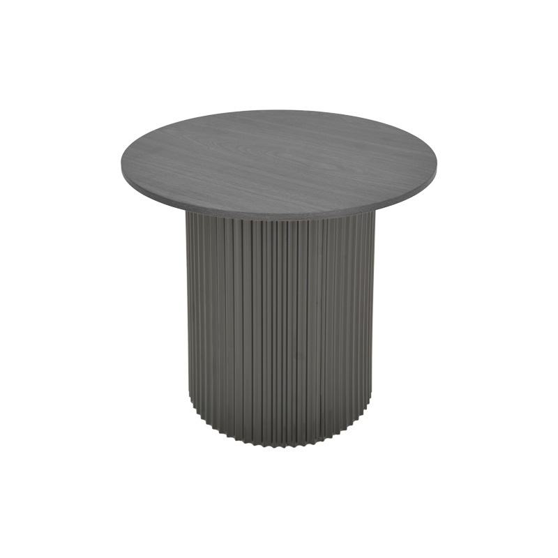 Masuta laterala Dovel, negru, 50x50x50 cm - 3