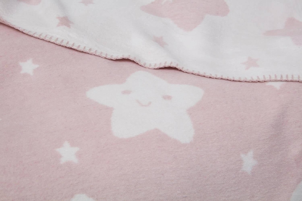 Patura Bebelusi Model Star Light Pink - 1 | YEO