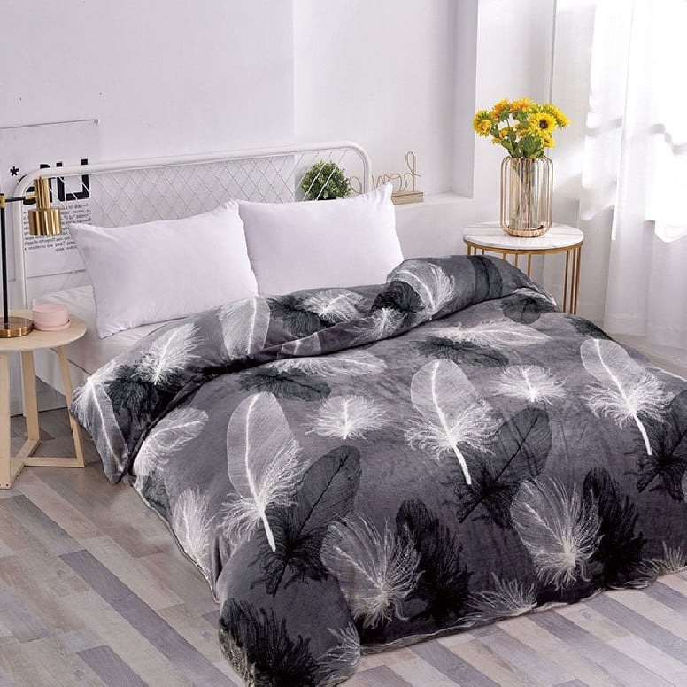 Patura Cocolino Black Palm 200x230 cm