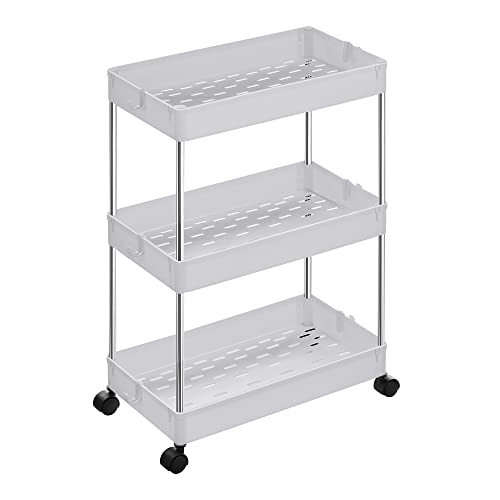 Raft pentru bucatarie, Songmics, Alb, 40x22x60 cm - 1 | YEO