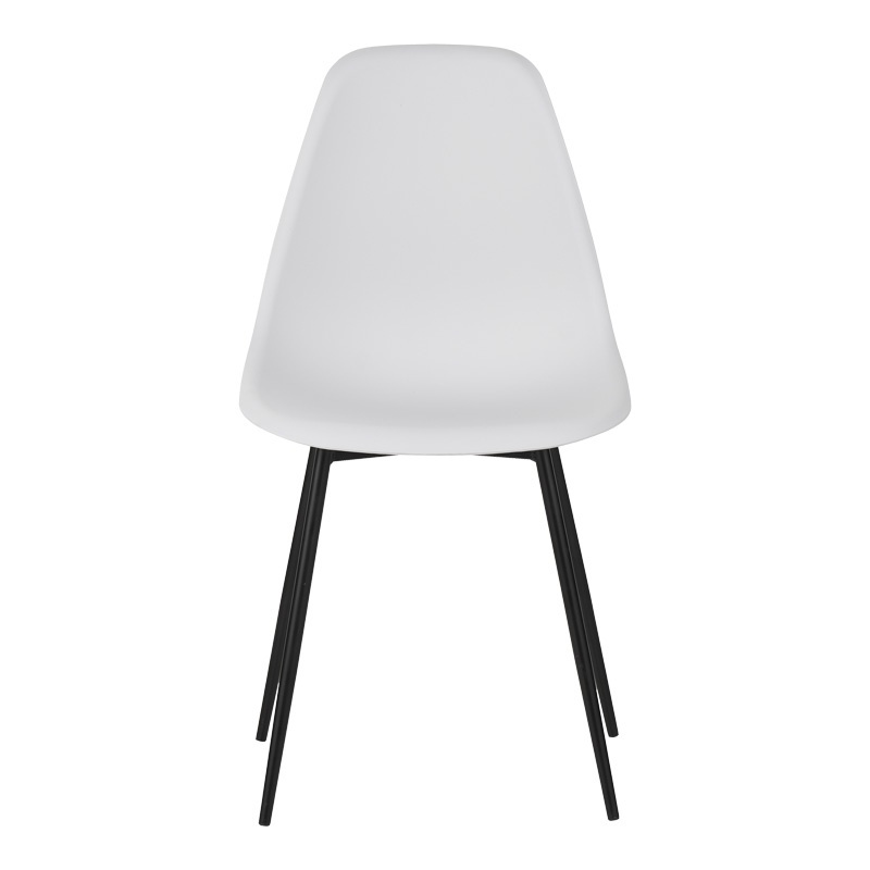 Scaun Model Ballen, Alb/Negru, 41.5x53x84.5 cm - 3 | YEO