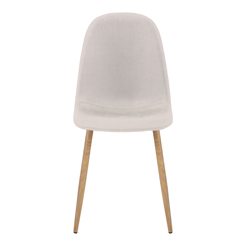 Scaun Model Bella, Gri deschis/Bej/Natur, 43x52x88 cm - 3 | YEO