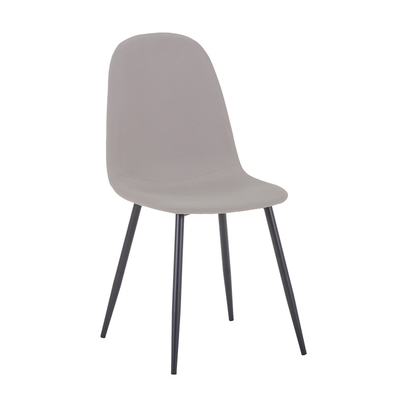 Scaun Model Bella, Gri deschis/Negru, 43x52x88 cm
