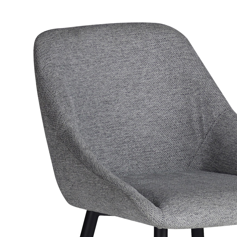 Scaun Model Loukrizia, Gri deschis/Negru, 56x63.5x82 cm - 2 | YEO