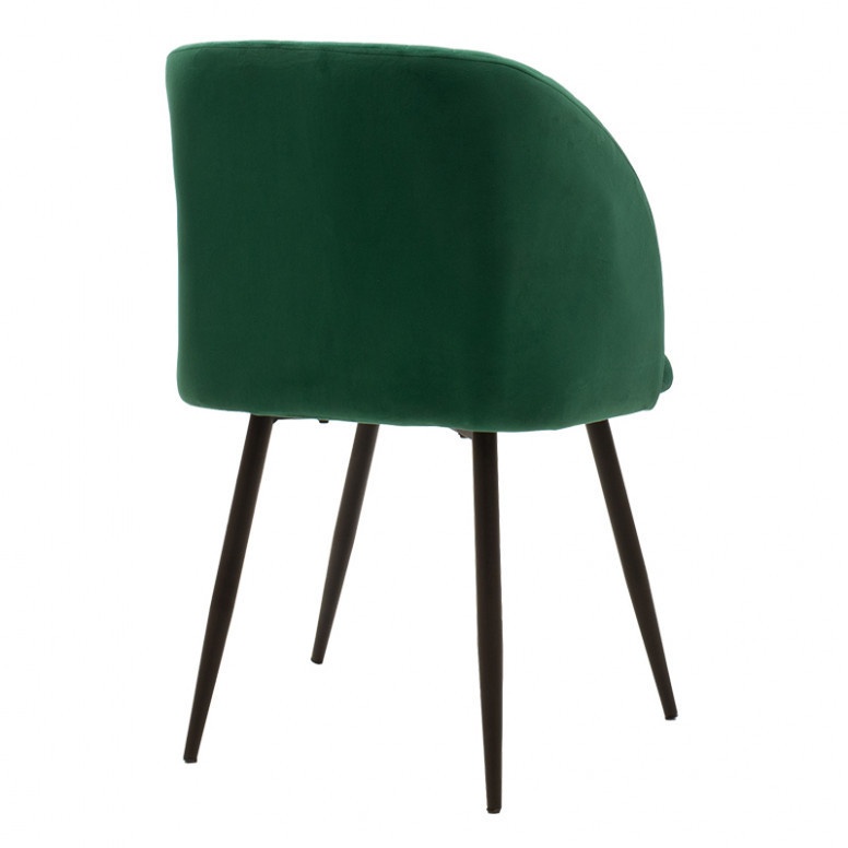 Scaun Model Oasis, Verde inchis/Negru, 54x52x84 cm - 1 | YEO