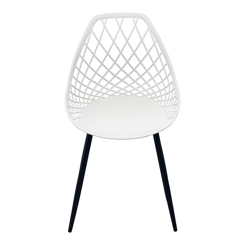Scaun Model Suan, Alb/Negru, 56x49x82 cm - 3 | YEO