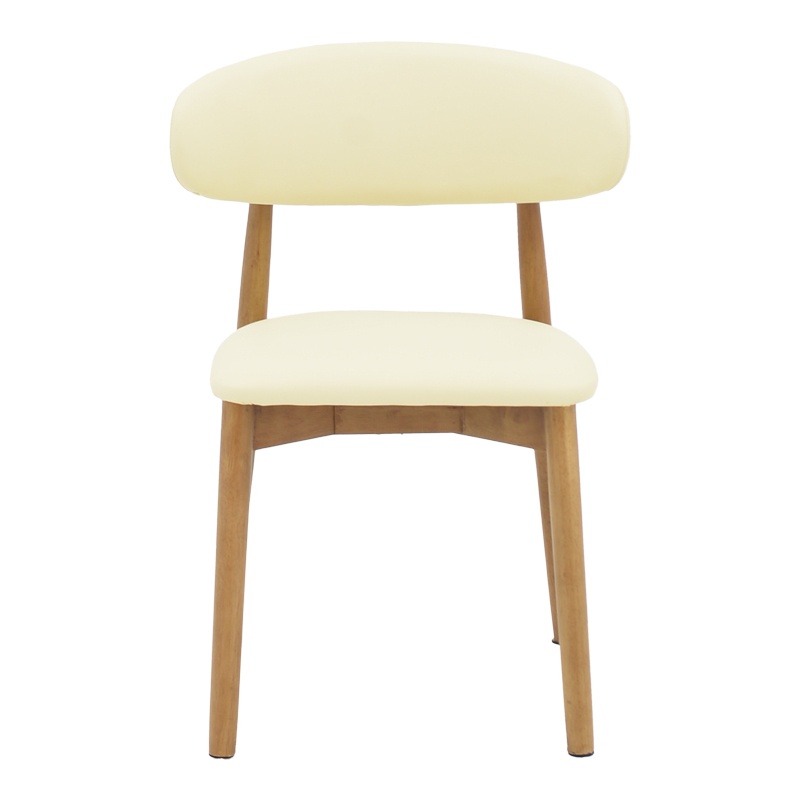 Scaun Model Ubene, Nuc/Bej, 46x58x79 cm - 3 | YEO