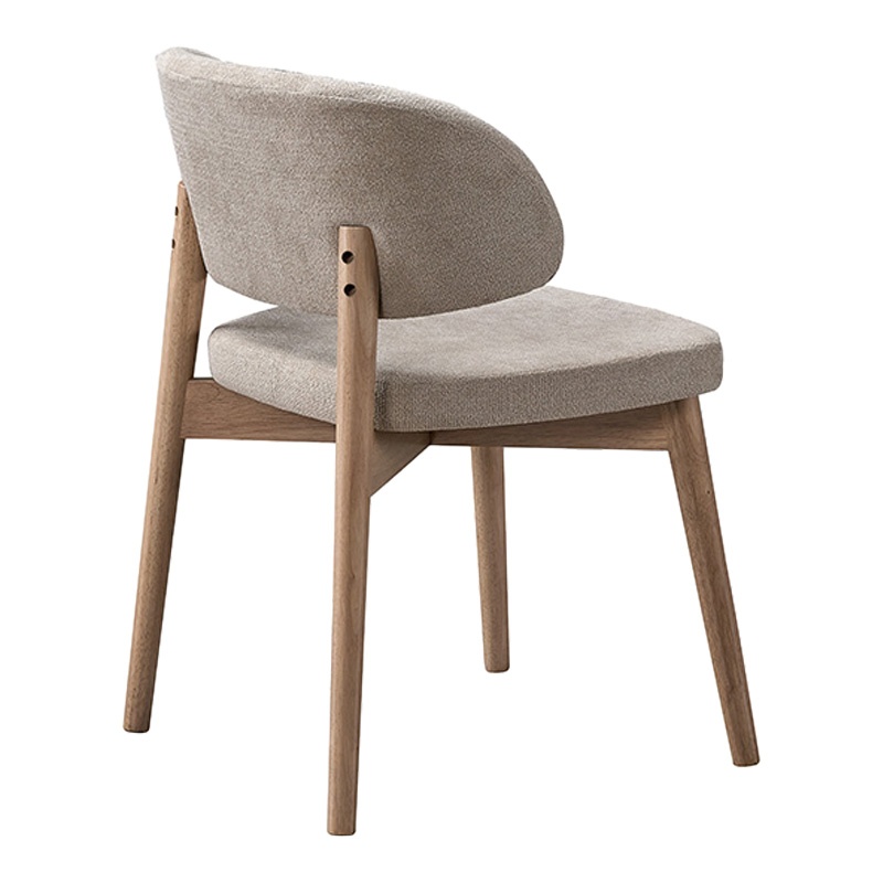 Scaun Siena, natural/bej, 48x50x81 cm - 2
