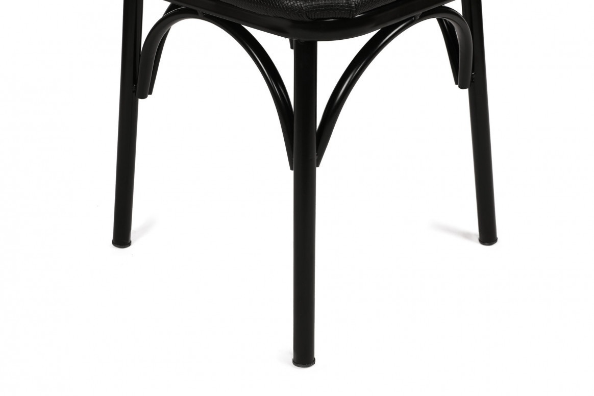 Set 4 scaune Model Ekol, Negru, 42x40x81 cm