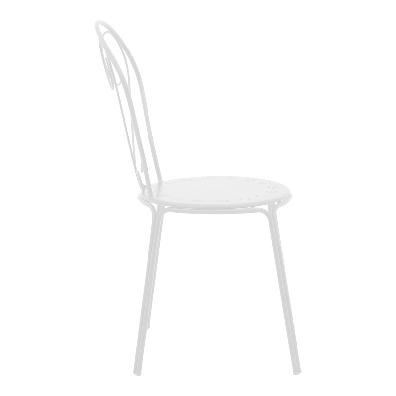 Set masă și scaune de exterior, 3 Piese, Model Vergo-Chari, Alb - 3 | YEO