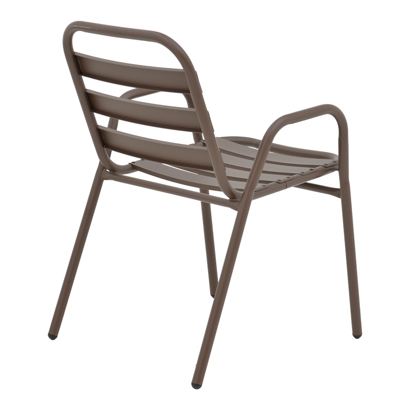 Set masă și scaune de exterior, 3 Piese, Model Watson-Sussie, Maro, 70x70x70 cm - 2 | YEO