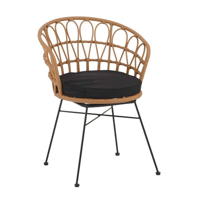 Set masă și scaune de exterior, 5 Piese, Model Thorio-Felicia, Antracit/Natural, 160x90x75 cm - 1 | YEO