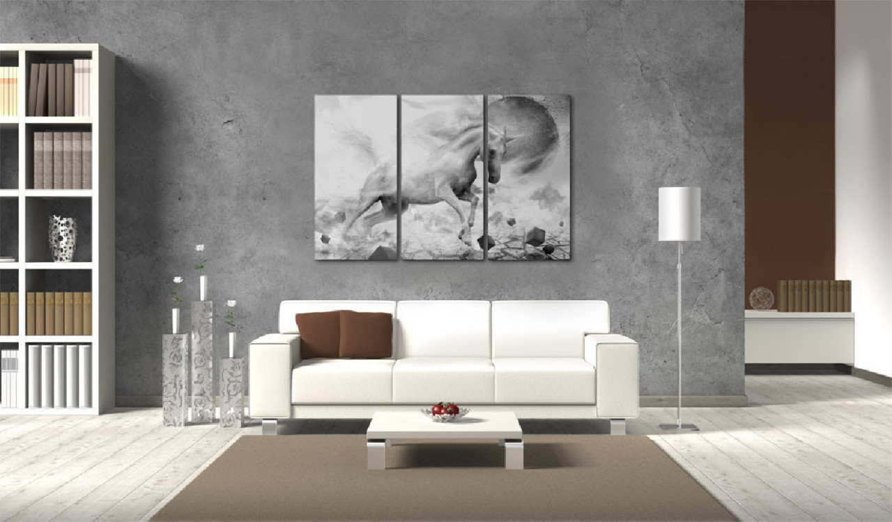 Tablou - A unicorn on the edge of the world 120x80 cm - 1 | YEO