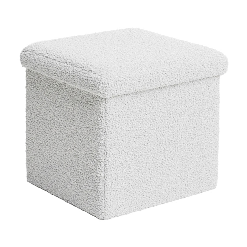 Taburet Crystal, ivoire, 38x38x38 cm