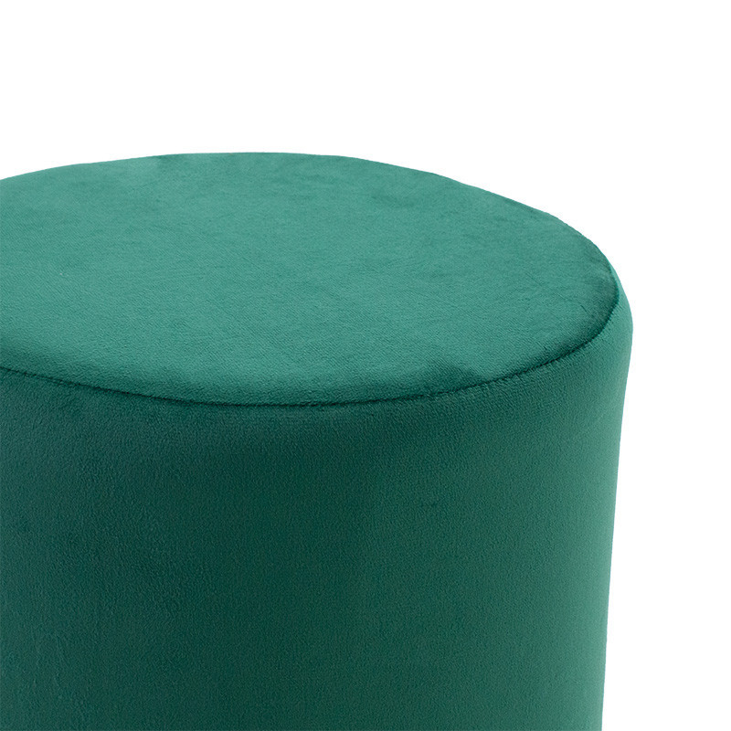 Taburet Model Dash, Verde inchis/Auriu, 35x35x35 cm - 1 | YEO