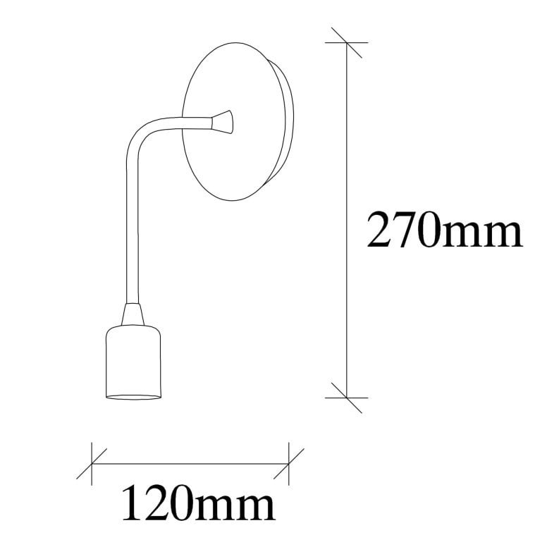 Aplica Dartini - MR - 887 Negru