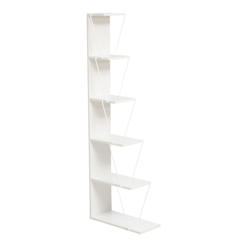 Biblioteca Pako World, Model mini, 50x22x150 cm, Alb