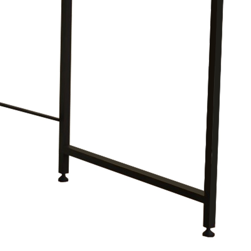 Birou Model Karvem, Stejar/Negru, 120x60x73 cm - 2 | YEO