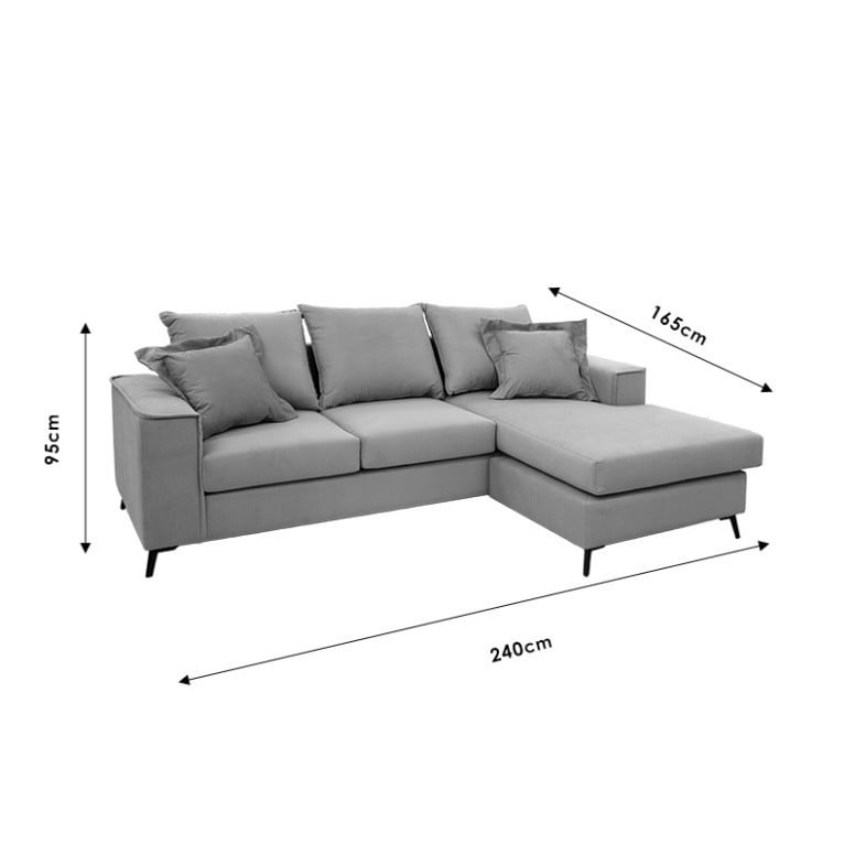 Coltar, Pako Word, Fabulos, Antracit, 240 x 165 x 95 cm