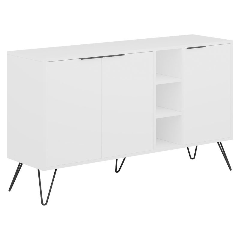 Comoda Model Clara, Alb, 142x35.5x82 cm