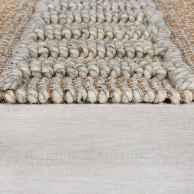 Covor Medina Jute Natural/Gri 160X230 cm, Flair Rugs - 3 | YEO