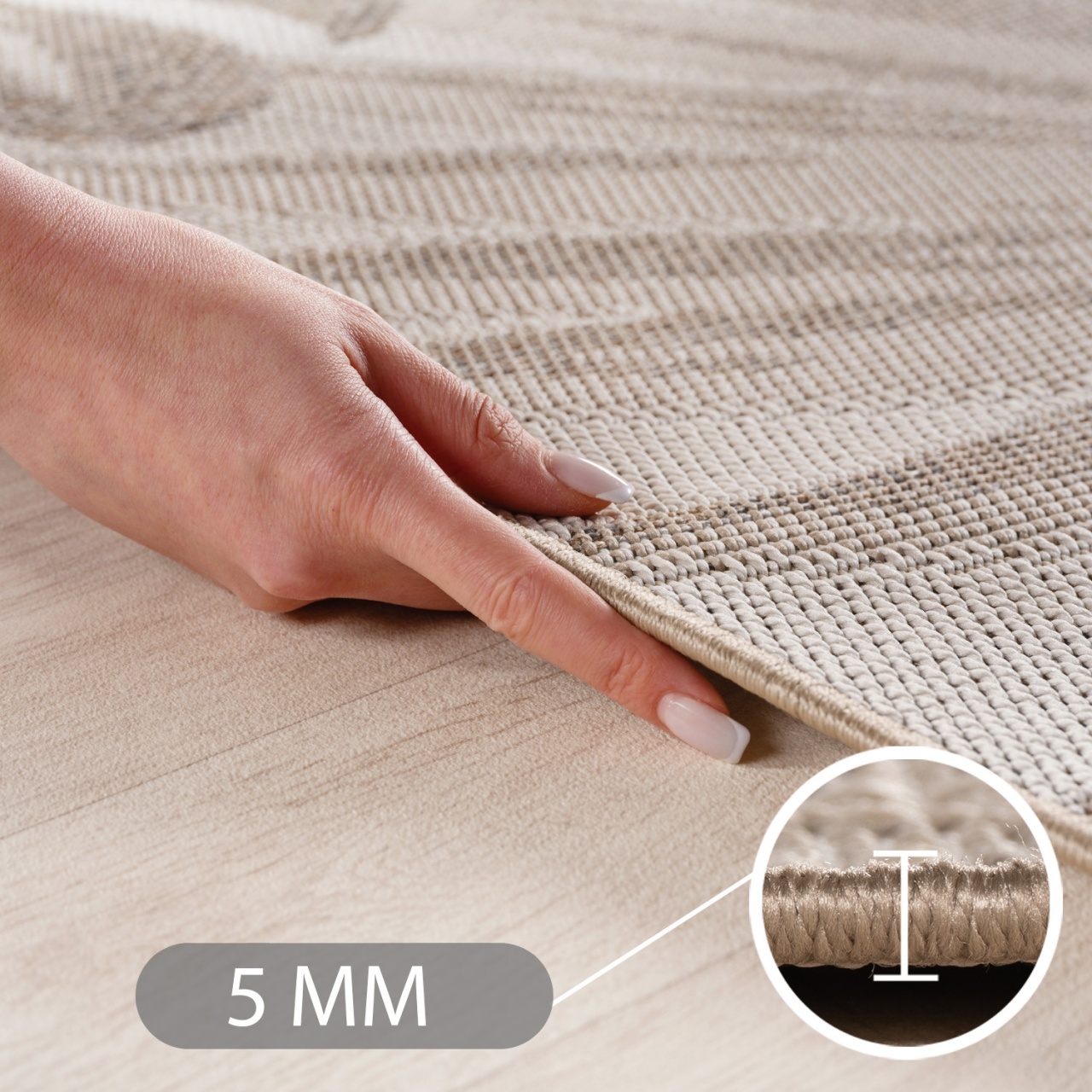 Covor traversa Desert V2 Bej, 80 x 150 cm - 2 | YEO