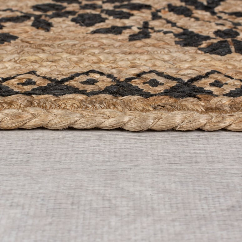 Covor traversă Maisie Natural/Negru 60X230 cm, Flair Rugs