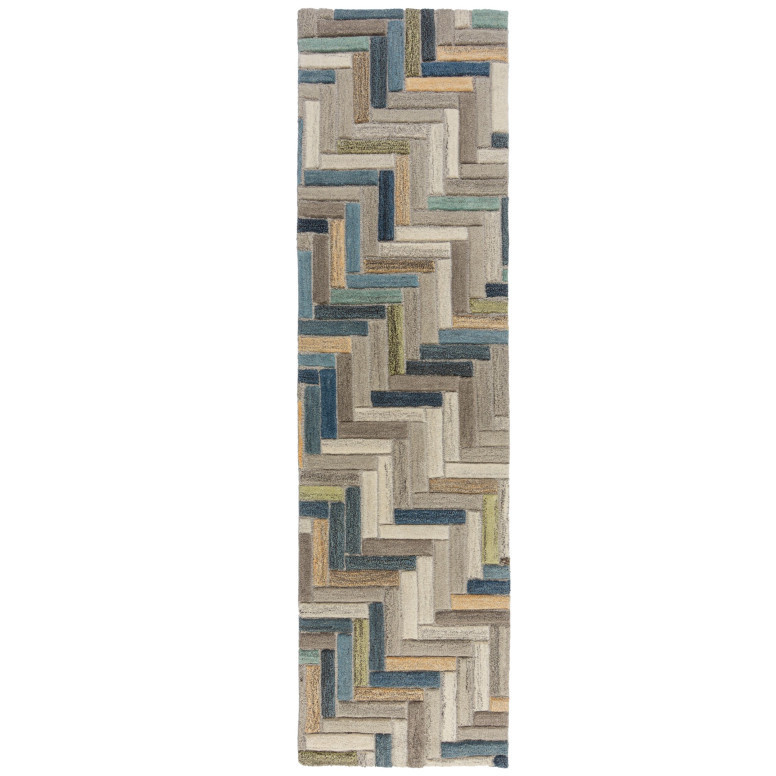 Covor traversă Russo Natural/Multicolor 60X230 cm, Flair Rugs - 1 | YEO