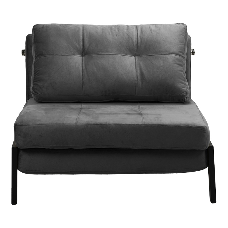 Fotoliu Model Fancy, Gri inchis, 95x98x70 cm - 4 | YEO