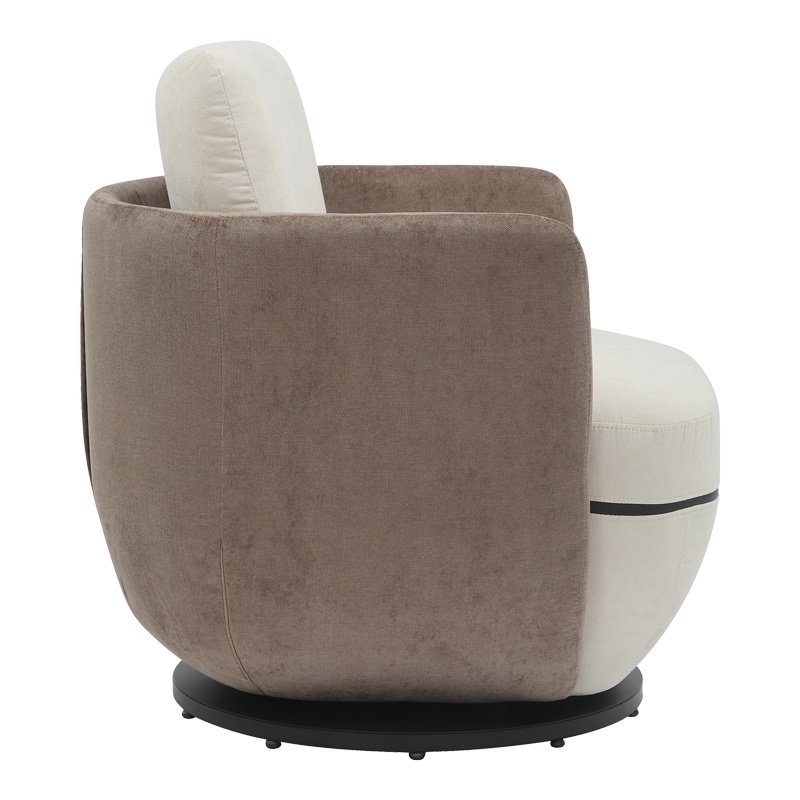 Fotoliu Rotativ Model Coupa, Bej, 75x77x79 cm - 3 | YEO
