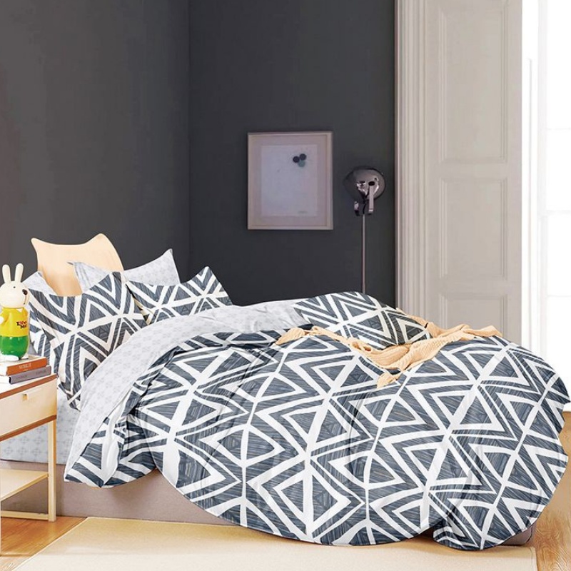 Lenjerie Bumbac Satinat 4 Piese Iveria