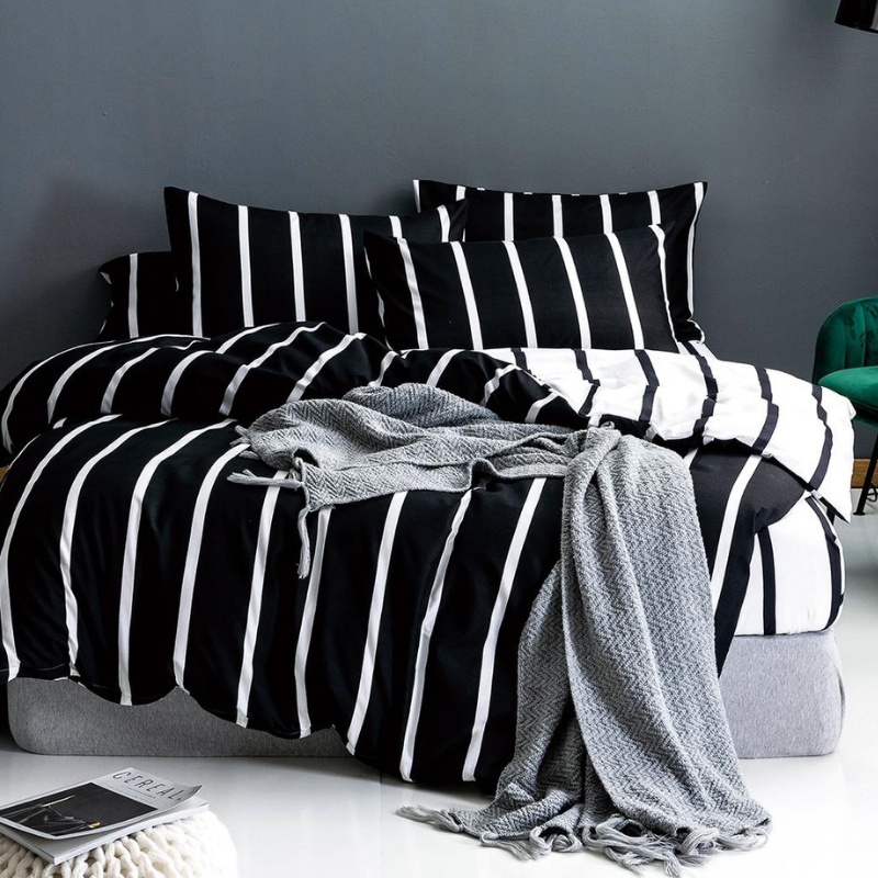 Lenjerie Bumbac Satinat 4 Piese Raviel