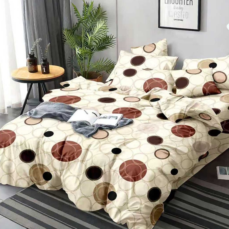 Lenjerie cu elastic 180x200cm, Crinelle, 4 Piese