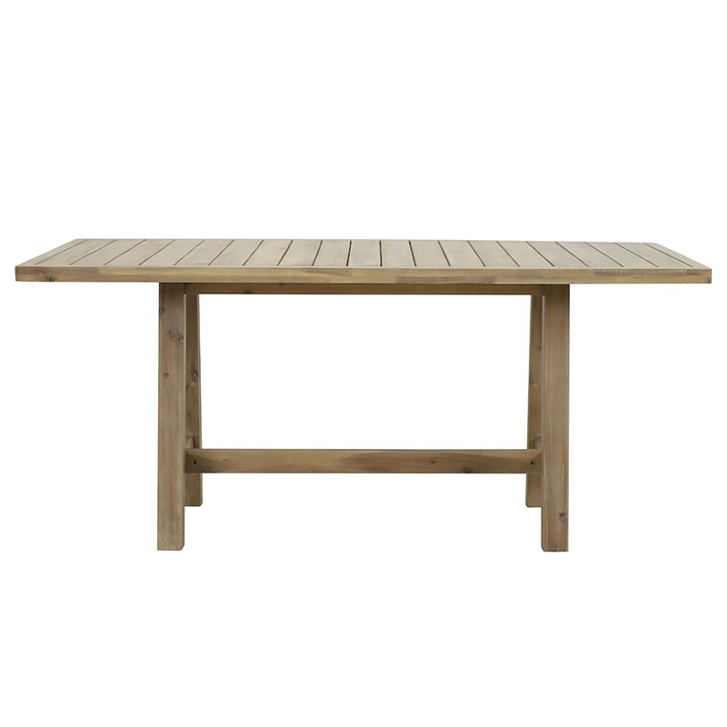 Masa exterior Malibu din lemn de salcam natural 170x90x75.5cm