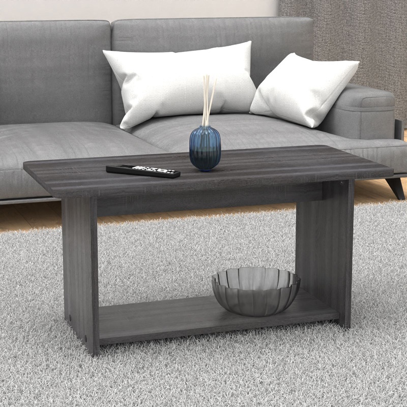 Masuta de Cafea Model Kumba, Antracit, 80x40x42 cm - 1 | YEO