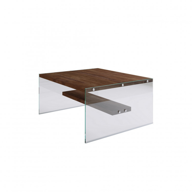 Masuta de Cafea Model Newman, 75x75x40 cm, Nuc - 3 | YEO