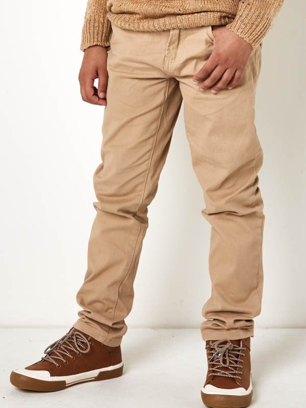 Pantaloni Baieti Crem - 1 | YEO